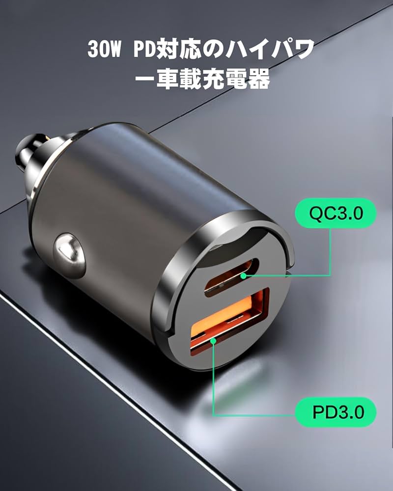 Amazon.co.jp: 【極小】シガーソケット USB & USB-C